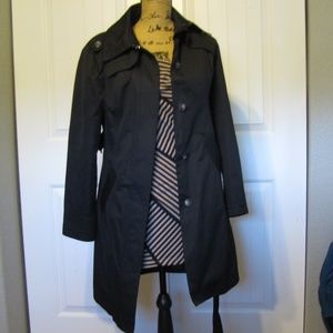 Hawke & Co Jackets & Coats - Hawke & Co Women's Small Black Jacket Trench Coat Hawke & Co Jackets & Coats - Hawke & Co Women's Small Black Jacket Trench Coat